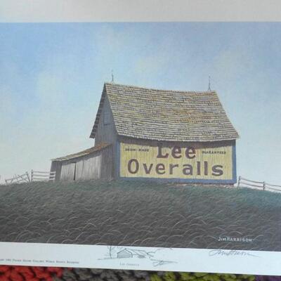 Signed Jim Harrison print