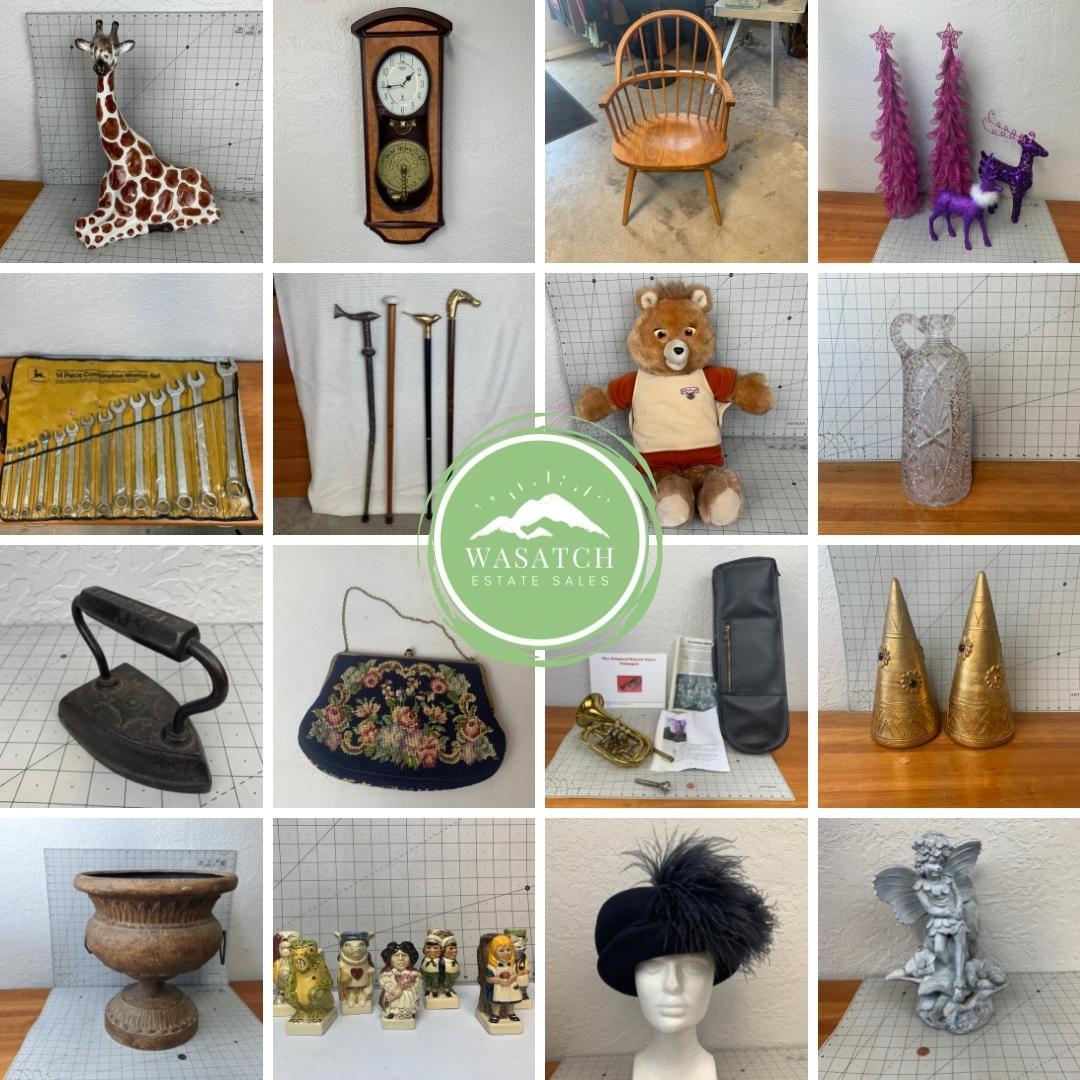 Wasatch Estate Sales' ONLINE Auction PART 1 Begins To Close Wednesday