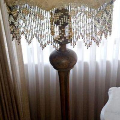 antique tall standing lamp