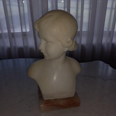 small marble bust of child Text 6266765202 fir appt