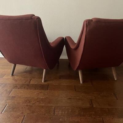 (2) Mid Century Danish Modern Armchairs