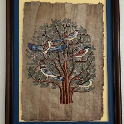 'Tree of Life' from Osiris Papyrus Museum in Egypt