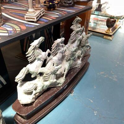 Carved Horse Stampede