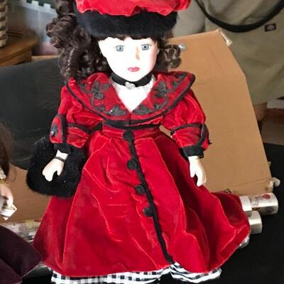 collector porcelain  doll