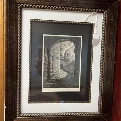 Signed artwork