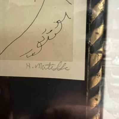 Signed Matisse
