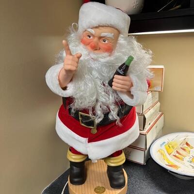 Functioning Santa Coca Cola decoration