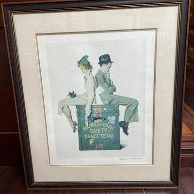 Norman Rockwell print