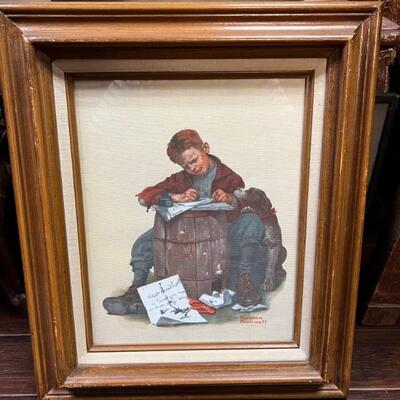 Norman Rockwell print