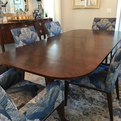 Newly refinished Duncan Phyfe style dining table $1,349
68 X 45 X 29