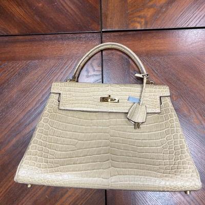 Alligator handbag