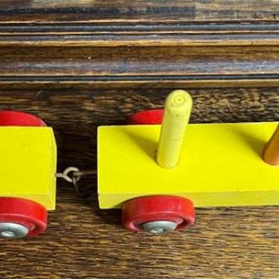 Wooden train