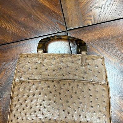 Ostrich handbag