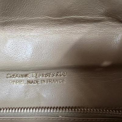 Alligator handbag made in Paris, France
