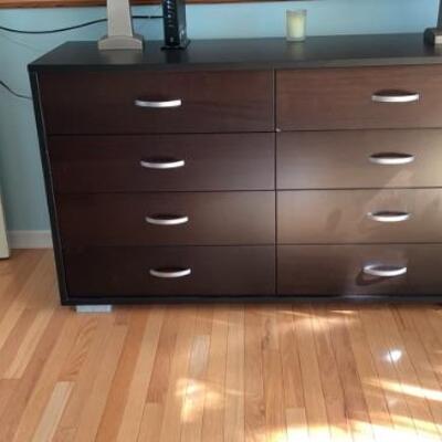 Double dresser with plenty of storage space! Not perfect but in good condition. 
60â€ w 20â€ d 35â€ h