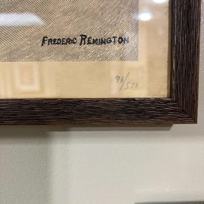 Signed Remington print 96/500