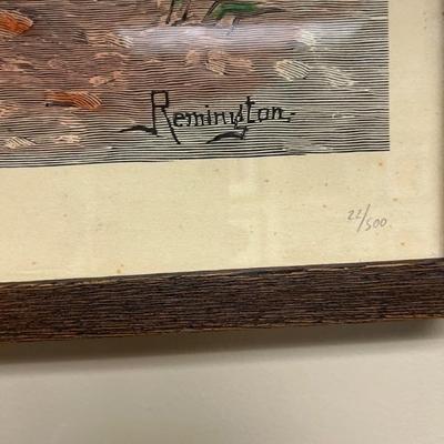 Signed Remington print 22/500