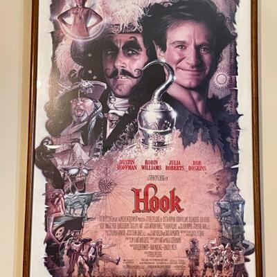 Framed movie poster Hook
