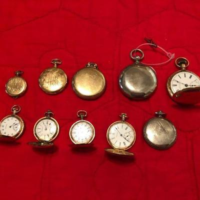 Variety of Pocket Watches