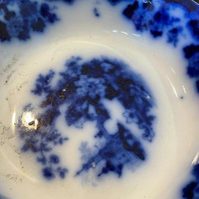 Antique Flow Blue Stafforshire china