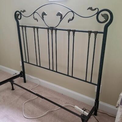 Full size wr. Iron bed frame