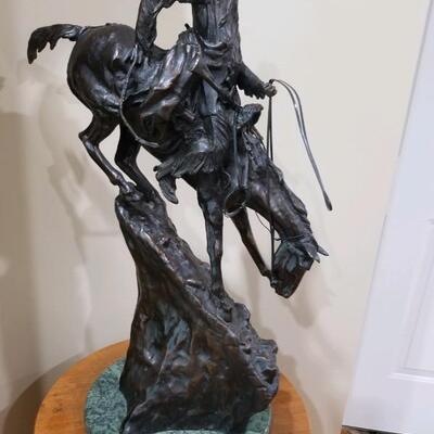 Frederick Remington large bronze “Mountain Man”