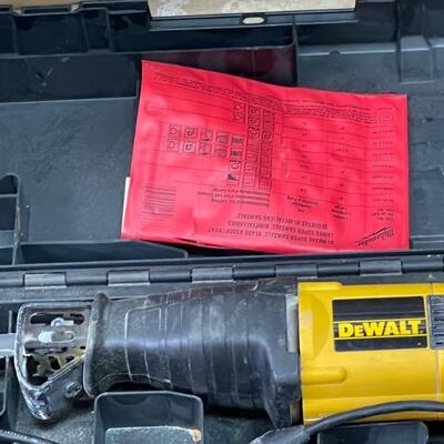 Dewalt reciprocating saw