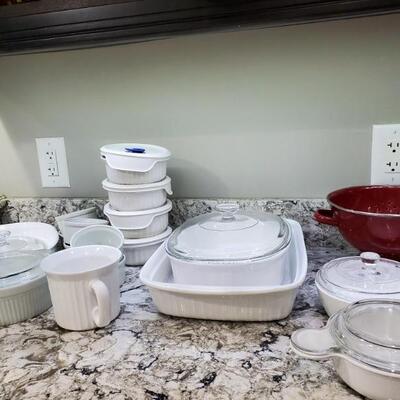 French White bakeware, casseroles, mugs