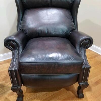 Leather Barcalounger recliner - 1 of 2