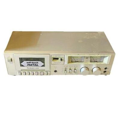 Lot 116
Vintage Technics RS-M205 Cassette Player Recorder