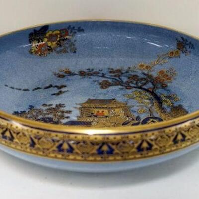 1163	MANDARIN CHINA BOWL MADE IN ENGLAND, APPROXIMATELY 12 IN X 3 1/2 IN HIGH
