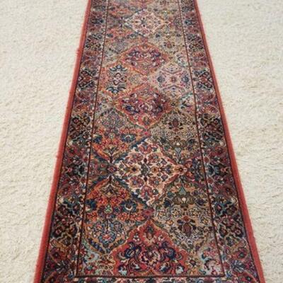 1094	WOOL MACHINE PERSIAN RUNNER, APPROXIMATELY 119 IN X 31 IN WIDE
