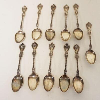1144	LOT OF 11-4 IN STERLING SPOONS, 3.6 TOZ
