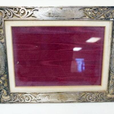 1177	STERLING FRAME, APPROXIMATELY 7 IN X 9 IN
