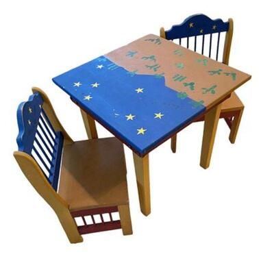 Lot 269
Children's Wood Table & Chairs