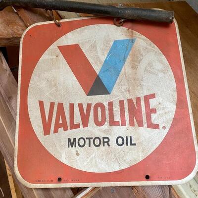 Vintage Valvoline oil sign