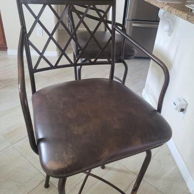 one of a pair of bar stools