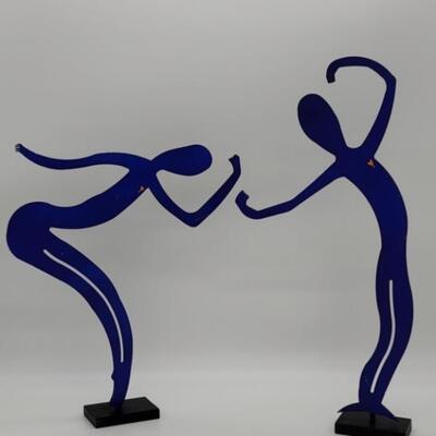 Claudine Buell Steel Dancing Art Sculpture