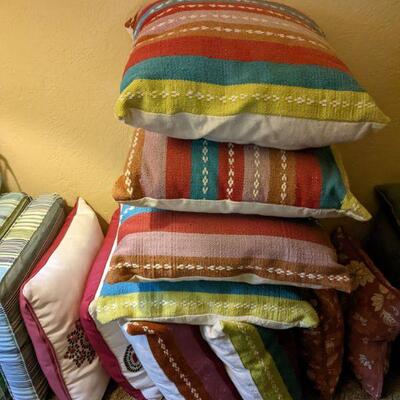 Pillows, indoor + outdoor