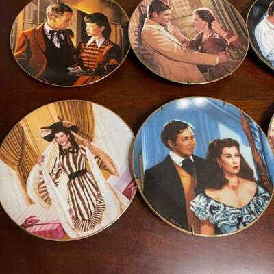 gone with the wind plates