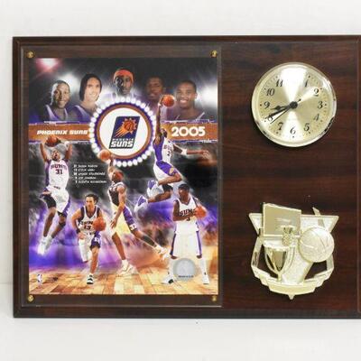 2005 Phoenix Suns Wall Clock / Plaque 