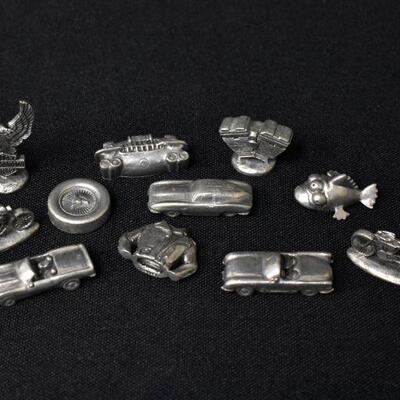 11 USAOPOLY Brand Harley Davidson Pewter Tokens 
