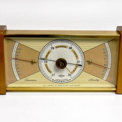 Vintage Swift & Anderson MCM Barometer 