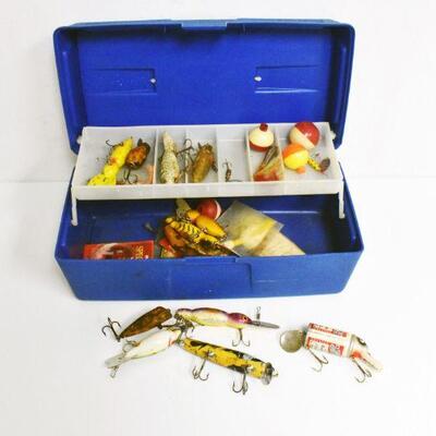 Fishing Tackle Box with Lures & More 