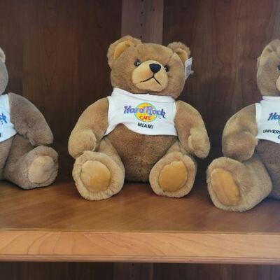 Hard Rock Bears, collection from many cities