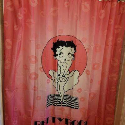 BP shower curtain