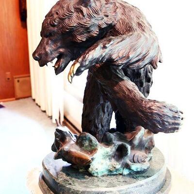 Monumental Bronze Bear by Renee