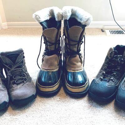 Snow Boots and Hiking Boots
