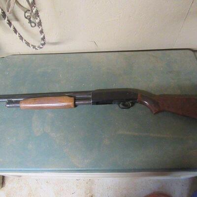 MOSSBERG MODEL 500 12 GA PUMP-ACTION SHOTGUN WITH ALTERED 18" BARREL MADE IN NEW HAVEN, CONN. MUST PREVIEW
