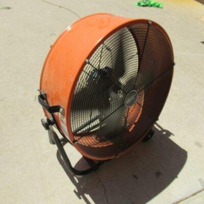 COMMERCIAL ELECTRIC BE24TFCE 2-SPEED DIRECT DRIVE TILT DRUM FAN